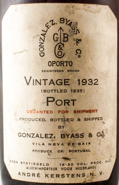 1932 Gonzalez Byass Vintage Porto