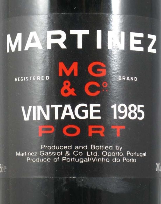 マルティネス・ヴィンテージ・ポート・1985年
