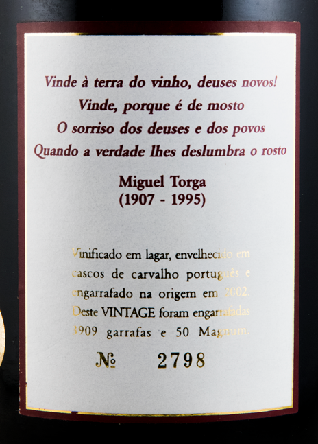 2000 Torga Vintage Meio Seco Porto