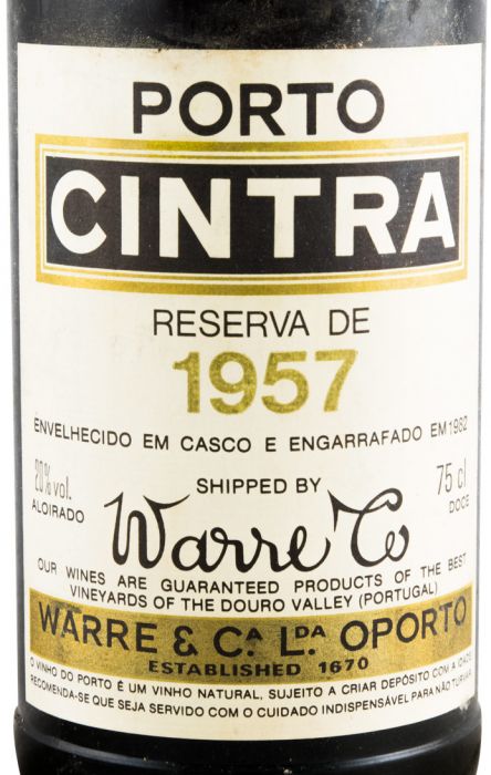 1957 Warre's Cintra Colheita Port