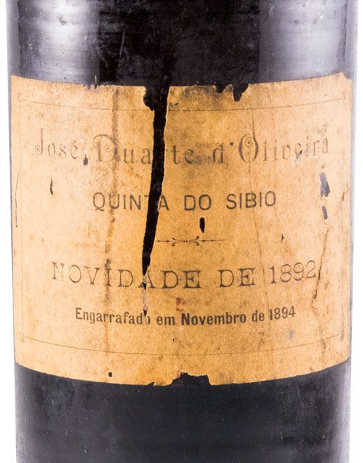 1892 Quinta do Síbio Novidade José Duarte d'Oliveira Port (bottled in 1894)