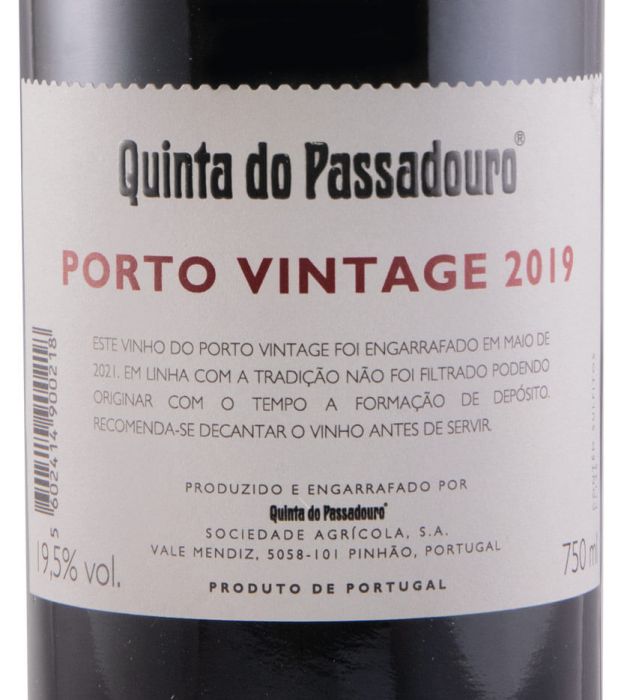 2019 Quinta do Passadouro Vintage Porto