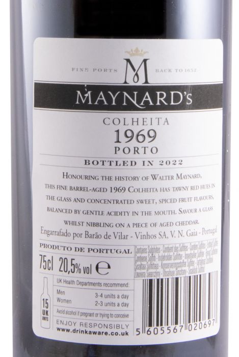 1969 Maynard's Colheita Tawny Porto