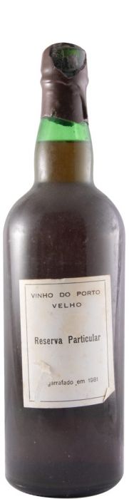 Reserva Particular Velho Port (bottled in 1981)