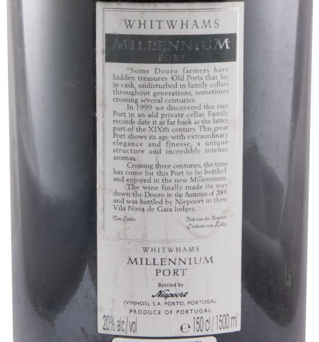 Whitwhams Millennium Port (bottled in 2002) 1.5L