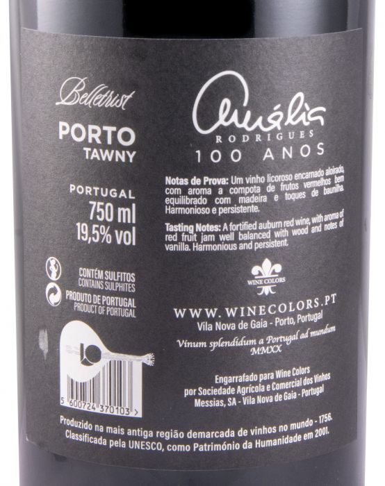 100 Anos Amália Tawny Porto