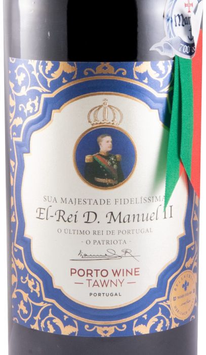 700 Anos Marinha Portuguesa Tawny Porto (rótulo El Rei D. Manuel II)