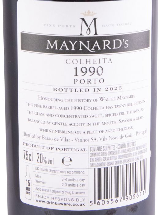 1990 Maynard's Colheita Porto