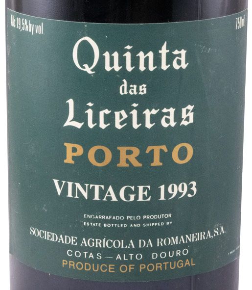 1993 Quinta das Liceiras Vintage Port