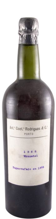 1868 António Caetano Rodrigues Moscatel Port (bottled in 1878)