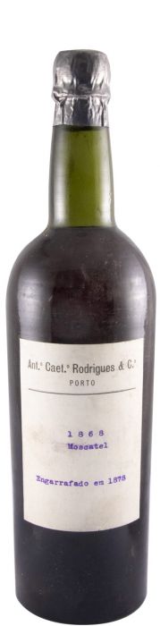 1868 António Caetano Rodrigues Moscatel Porto (engarrafado em 1878)