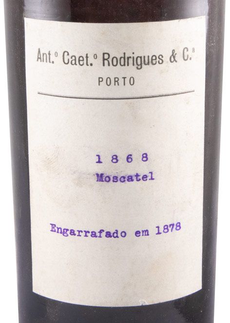 1868 António Caetano Rodrigues Moscatel Porto (engarrafado em 1878)