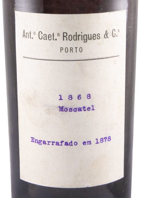 1868 António Caetano Rodrigues Moscatel Port (bottled in 1878)