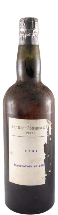 1834 António Caetano Rodrigues Porto (engarrafado em 1860)