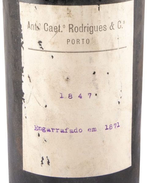 1847 António Caetano Rodrigues Porto (engarrafado em 1871)