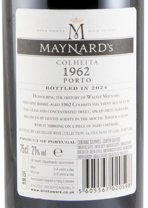 1962 Maynard's Tawny Port