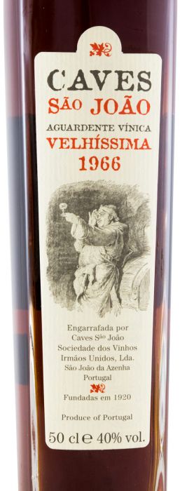 1966 Aguardente Vínica Caves São João Velhíssima 50cl