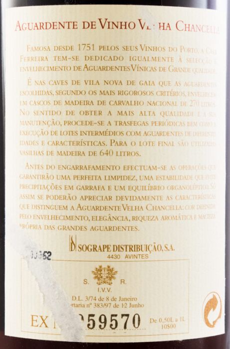 Wine Spirit Chancella Velha