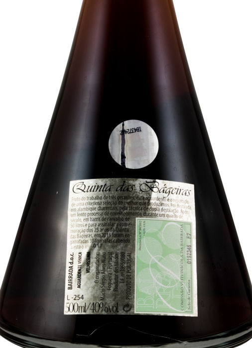 Wine Spirit Quinta das Bágeiras Velhíssima 50cl
