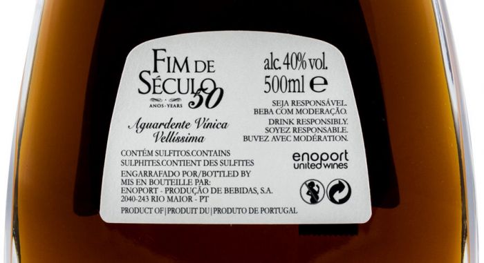 Wine Spirit Fim de Século 50 years 50cl
