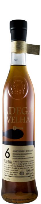 Aguardente Vínica Adega Velha Reserva 6 anos 50cl