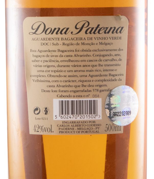 Grape Spirit Dona Paterna Velhíssima 50cl