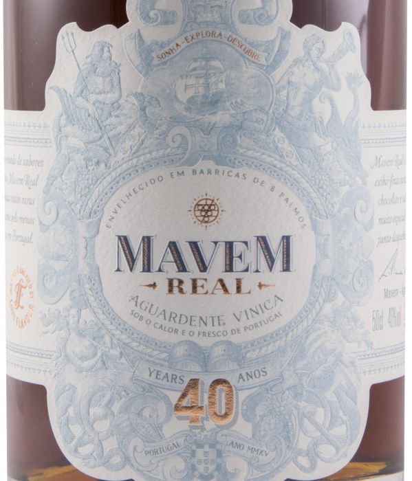 Aguardente Vínica Mavem Real 40 anos 50cl