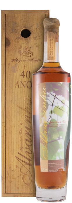 Aguardente Vínica Alvarinha Velha 40 anos (caixa de madeira) 50cl