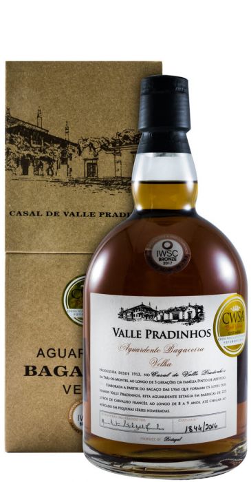 Aguardente Bagaceira Valle Pradinhos Velha