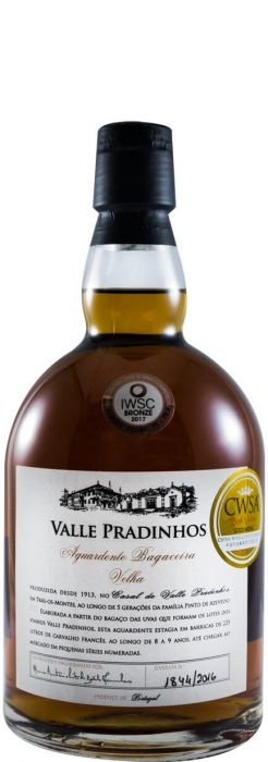 Aguardente Bagaceira Valle Pradinhos Velha