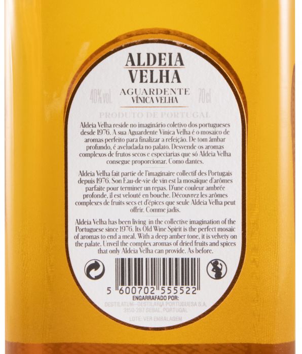 Aguardente Vínica Aldeia Velha