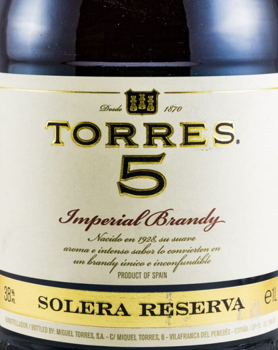 Brandy Torres Solera Reserva 5 years 1L