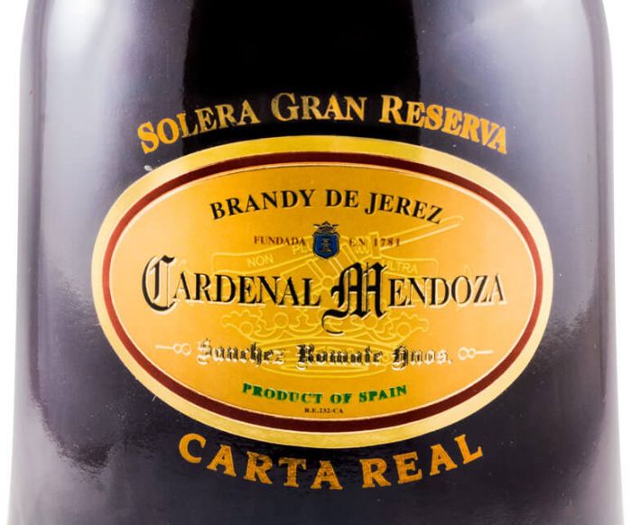 Brandy Cardenal Mendoza Carta Real Solera Gran Reserva