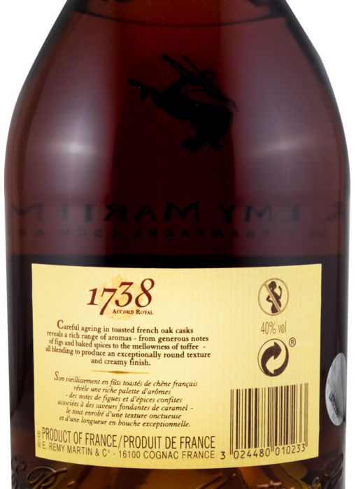 Cognac Rémy Martin 1738 Accord Royal