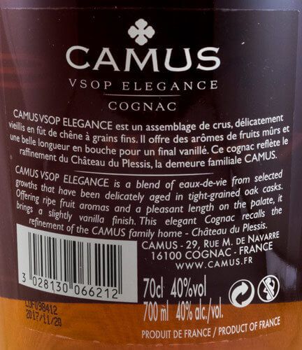 Cognac Camus VSOP Elegance