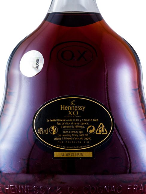 Cognac Hennessy XO w/Flask + Funnel