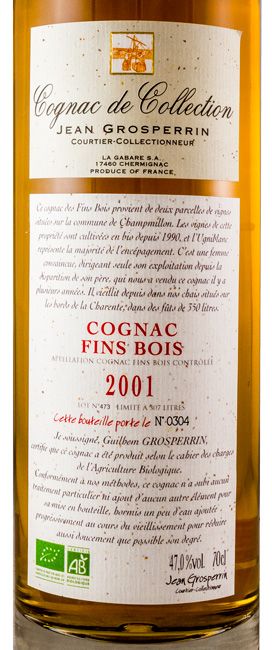 2001 Cognac Grosperrin Fins Bois Bio