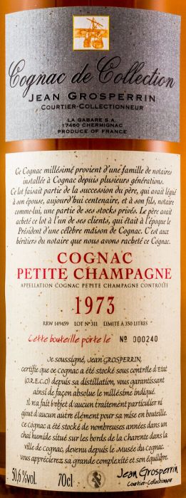 1973 Cognac Grosperrin Petite Champagne