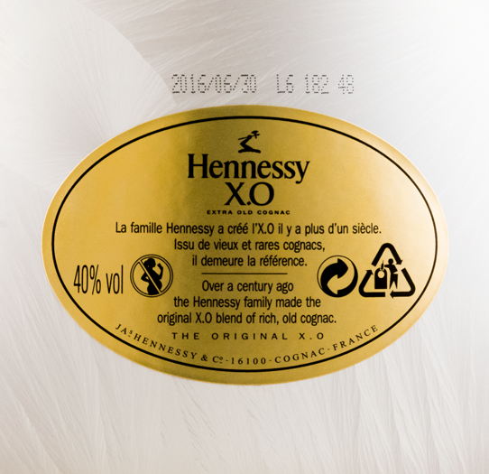 Cognac Hennessy XO Festive Edição Limitada c/2 Copos