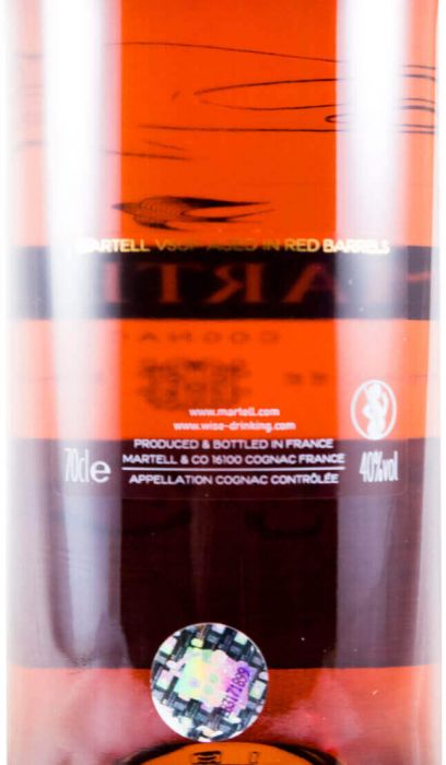 Cognac Martell VSOP Aged in Red Barrels