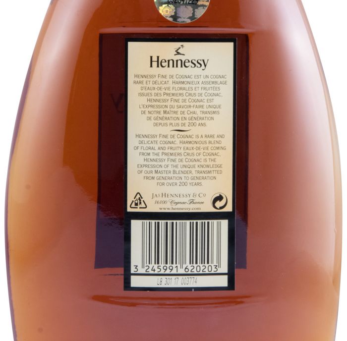 Cognac Hennessy Fine de Cognac Quality Rare (garrafa antiga)