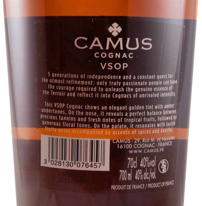 Cognac Camus VSOP Intensely Aromatic