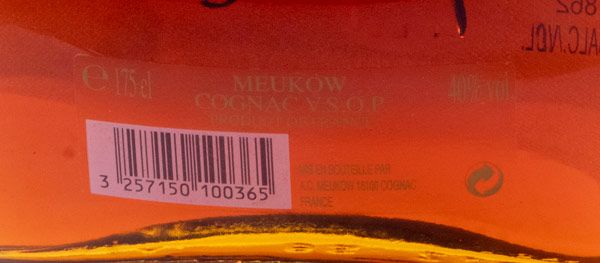 Cognac Meukow VSOP 1,75L