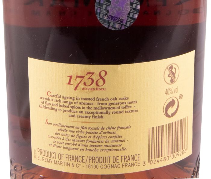 Cognac Rémy Martin 1738 Accord Royal 1L