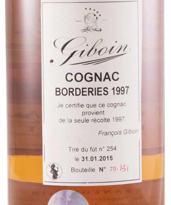 1997 Cognac Giboin Millésime Cru des Borderies