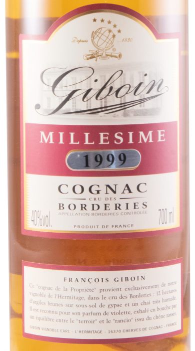 1999 Cognac Giboin Millésime Cru des Borderies