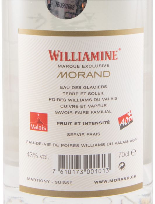 Aguardente de Pera Williamine Morand