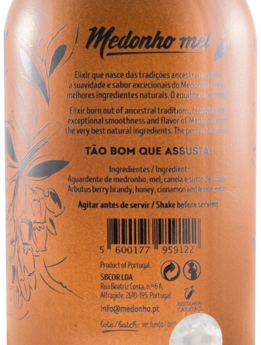 Arbutus Liqueur Medonho w/Honey 50cl