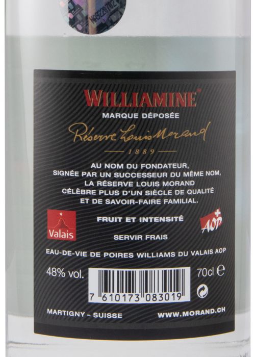 Pear Spirit Williamine Morand Reserva