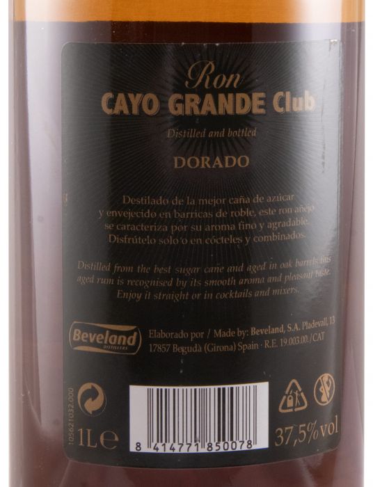 Rum Cayo Grande Club Dorado 1L